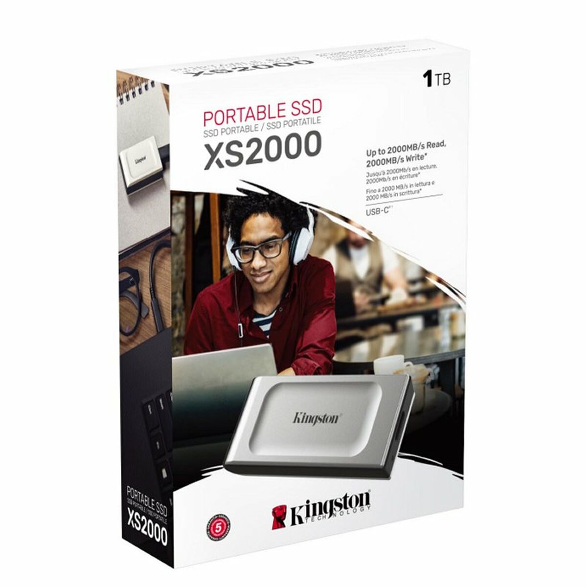 Disco Duro Externo Kingston XS2000 1 TB